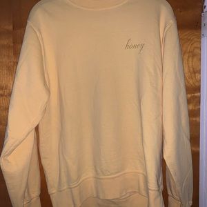 brandy melville honey sweatshirt